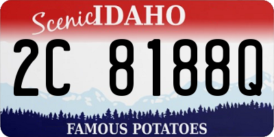 ID license plate 2C8188Q