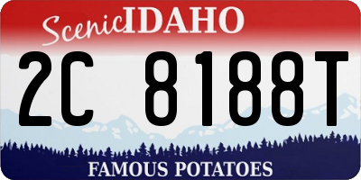 ID license plate 2C8188T
