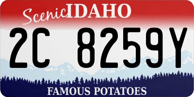 ID license plate 2C8259Y