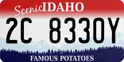 ID license plate 2C8330Y