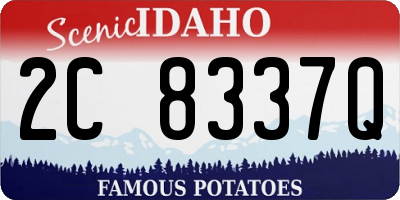 ID license plate 2C8337Q