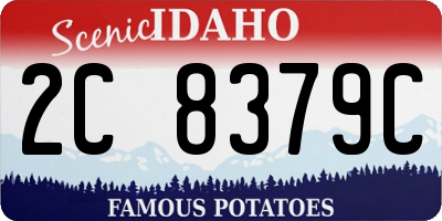 ID license plate 2C8379C