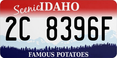 ID license plate 2C8396F
