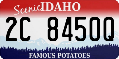 ID license plate 2C8450Q