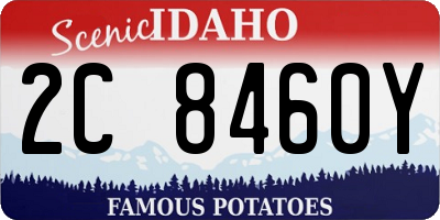 ID license plate 2C8460Y