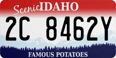 ID license plate 2C8462Y