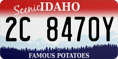 ID license plate 2C8470Y