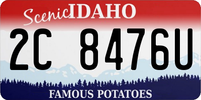 ID license plate 2C8476U