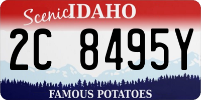 ID license plate 2C8495Y