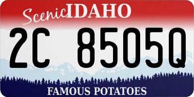 ID license plate 2C8505Q