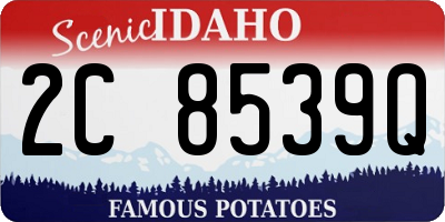 ID license plate 2C8539Q