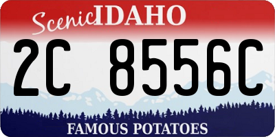 ID license plate 2C8556C