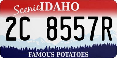 ID license plate 2C8557R