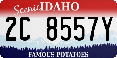 ID license plate 2C8557Y