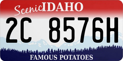 ID license plate 2C8576H