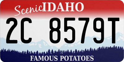 ID license plate 2C8579T