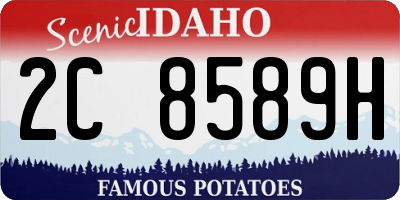ID license plate 2C8589H