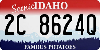ID license plate 2C8624Q