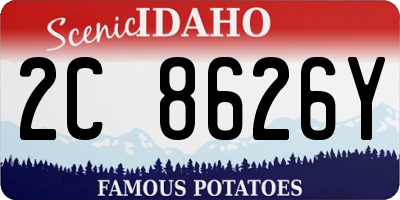 ID license plate 2C8626Y