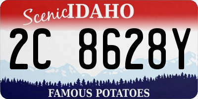 ID license plate 2C8628Y