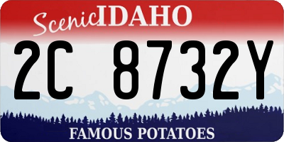 ID license plate 2C8732Y