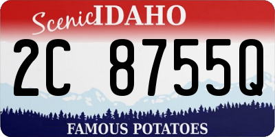 ID license plate 2C8755Q
