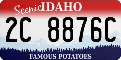 ID license plate 2C8876C