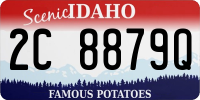 ID license plate 2C8879Q