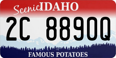 ID license plate 2C8890Q