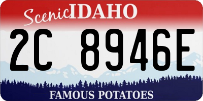 ID license plate 2C8946E