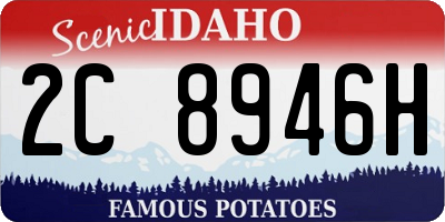 ID license plate 2C8946H