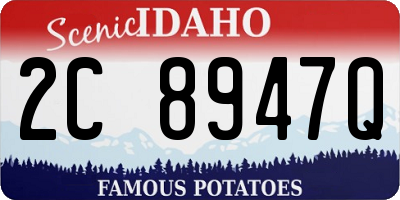 ID license plate 2C8947Q