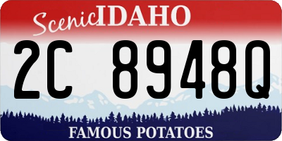 ID license plate 2C8948Q