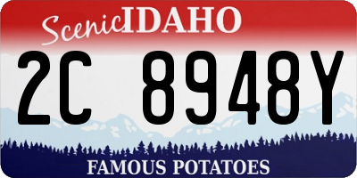 ID license plate 2C8948Y