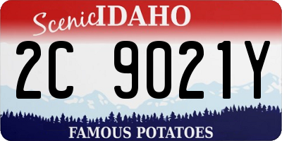 ID license plate 2C9021Y