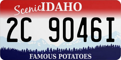 ID license plate 2C9046I