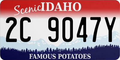 ID license plate 2C9047Y