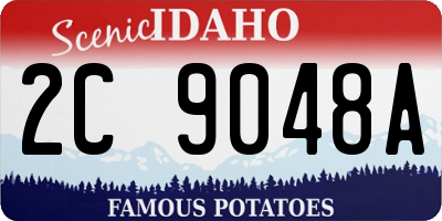 ID license plate 2C9048A