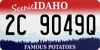 ID license plate 2C9049Q