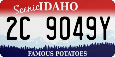 ID license plate 2C9049Y