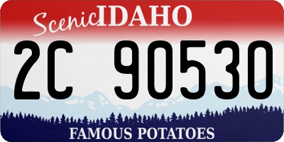 ID license plate 2C9053O