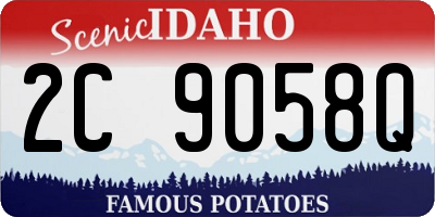 ID license plate 2C9058Q