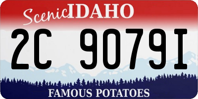 ID license plate 2C9079I