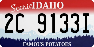 ID license plate 2C9133I