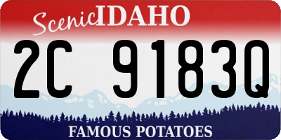 ID license plate 2C9183Q