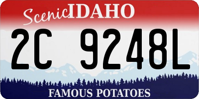 ID license plate 2C9248L