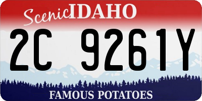 ID license plate 2C9261Y