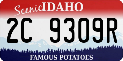 ID license plate 2C9309R
