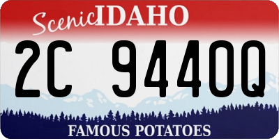 ID license plate 2C9440Q