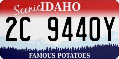 ID license plate 2C9440Y